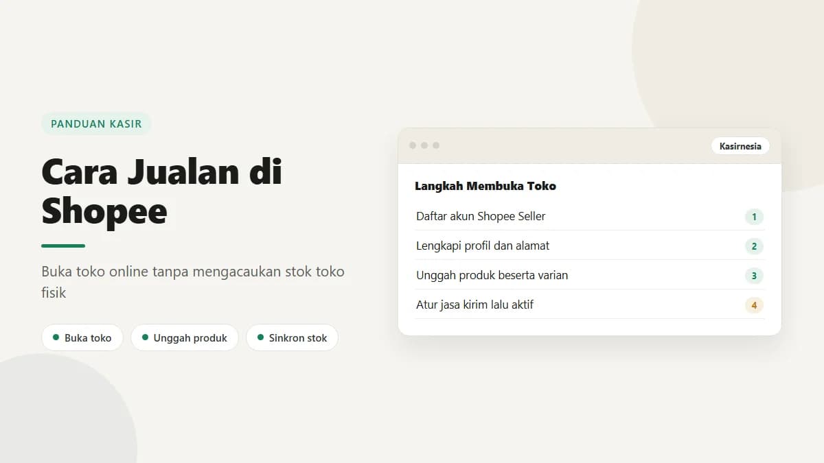 Cara Jualan di Shopee untuk Pemilik Toko Fisik: Panduan Lengkap