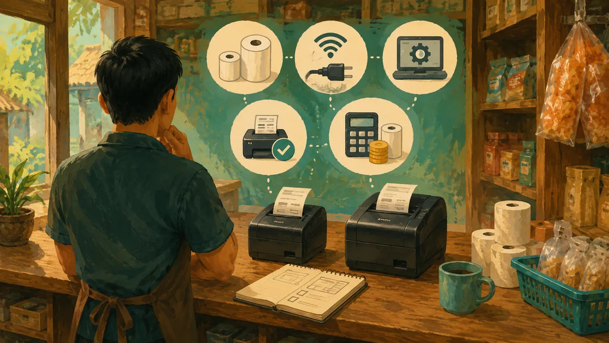 Memilih Printer Thermal Kasir: Panduan agar Tidak Salah Beli