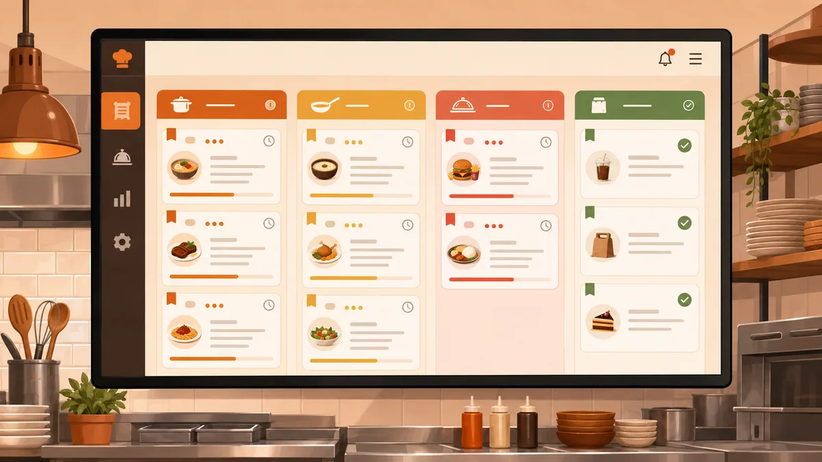 Sistem KDS Dapur (Kitchen Display System) untuk Restoran